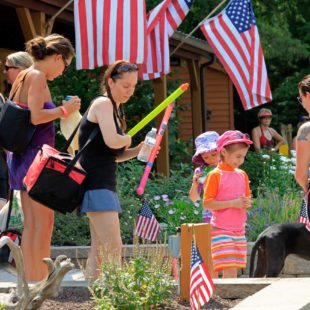 adults and children outside Indian Head office Indian Head Canoeing Rafting Kayaking Tubing Delaware River
