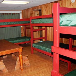 bunk beds in cabin Indian Head Canoeing Rafting Kayaking Tubing Delaware River