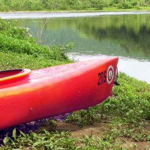 kayak off shore in Matamoras Indian Head Canoeing Rafting Kayaking Tubing Delaware River